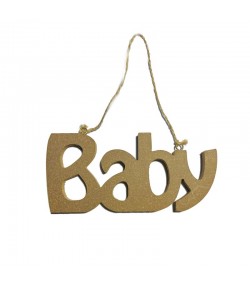 PLAQUE BABY EN MEDIUM 17X7.9CM