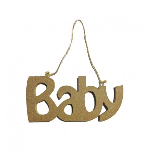 PLAQUE BABY EN MEDIUM 17X7.9CM