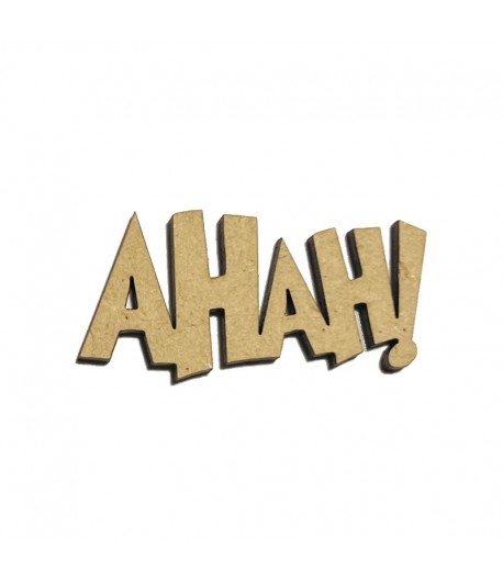 MOT BOIS AHAH! 4.5X2.2CM