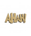 MOT BOIS AHAH! 4.5X2.2CM