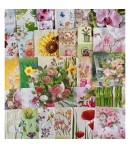 FLEURS - LOT DE 30 SERVIETTES 