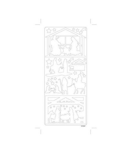 STICKERS CRECHE OR