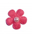 FLEUR EN FEUTRINE - ROSE FONCE 2.5CM
