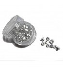 OEILLETS ARGENT EN METAL X100 0.3CM