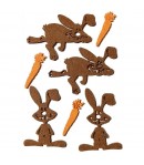 7 LAPINS ET CAROTTES FEUTRINE 
