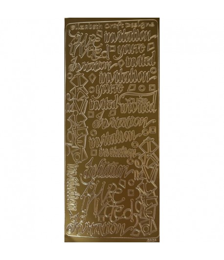 STICKERS INVITATION OR