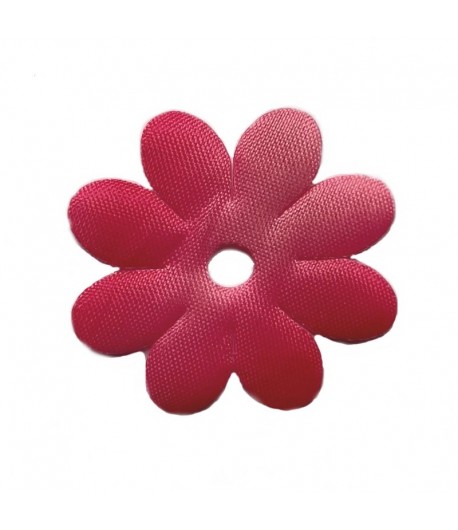 FLEURS 8 PETALES X5 - FUSCHIA 3.5CM