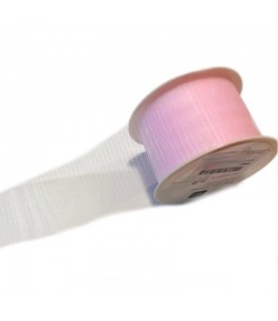 RUBAN EN TULLE ROSE CLAIR 3.8CMX 3M