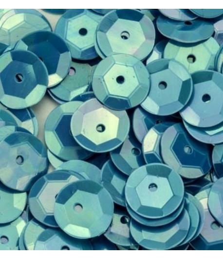 SEQUINS 6MM BLEU - 10 GR