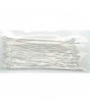 TIGES A ANNEAU EN METAL ARGENT 3.7CM X200