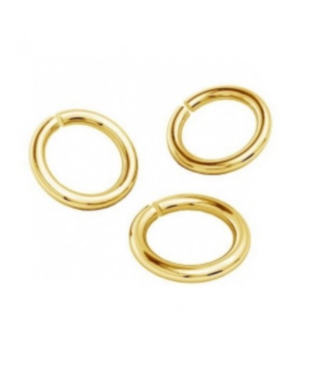 ANNEAUX BRISES DORES 8MM X 200