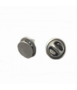 ATTACHES PIN'S ARGENT 10MM X2