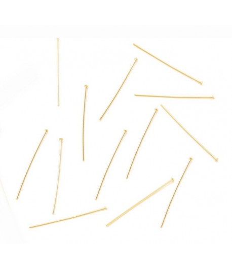 CLOUS A TETE PLATE DORE X20 - 40MM