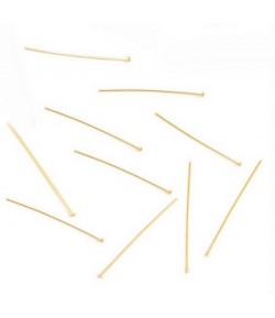 CLOUS A TETE PLATE DORE X20 - 50MM