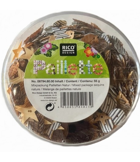 BOITE SEQUINS NATURE 55G