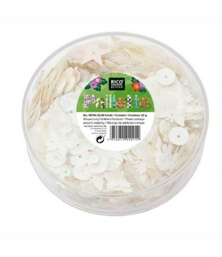 BOITE SEQUINS MARIAGE 55G