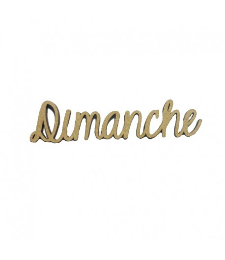 MOT EN BOIS DIMANCHE