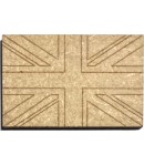 SUJET BOIS DRAPEAU ANGLAIS 4X2.5CM