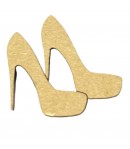 SUJET BOIS ESCARPINS 2.9X2.7CM