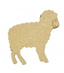 SUJET BOIS MOUTON 3.8X3.8CM