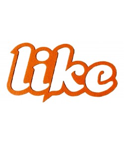 MOTIF A REPASSER LIKE ORANGE 14X8CM