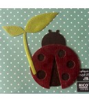 MOTIFS A REPASSER COCCINELLE 5.8X7CM