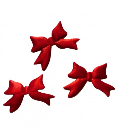 NOEUDS X3 - ROUGE 3.9X2.8CM