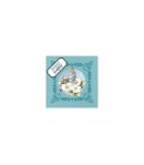 KIT COMPLET FEUILLES 3D CHRISTMAS BLUE COLOUR 27