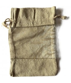 SAC EN TOILE DE JUTE 10X14CM