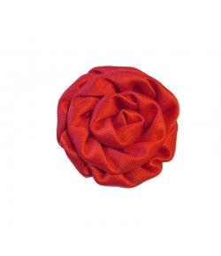 FLEUR EN TISSU - ROUGE 3.8CM