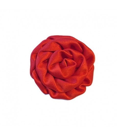 FLEUR EN TISSU - ROUGE 3.8CM