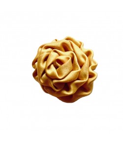 FLEUR EN TISSU - JAUNE OCRE 3.5CM