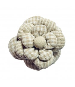 FLEUR EPINGLE EN TISSU 9CM
