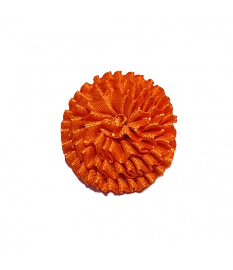 FLEUR EN TISSU - ORANGE 3CM