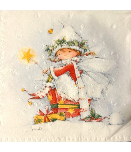 SERVIETTE ELFE DE NOEL