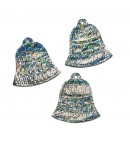 CLOCHES X3 - ARGENT 3X3.1CM