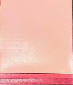 3 FEUILLES SIMILI CUIR TONS ROSES 16X20CM