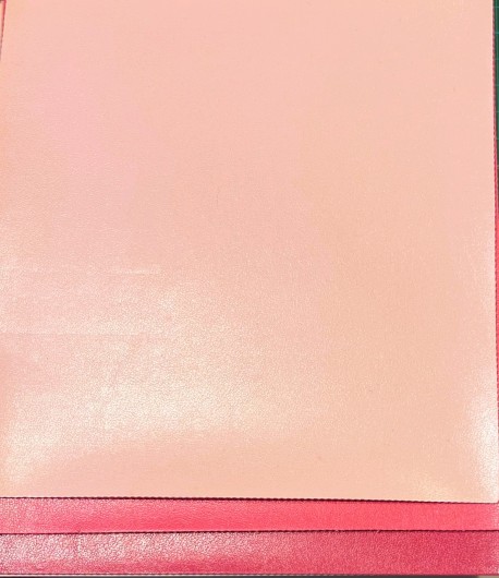 3 FEUILLES SIMILI CUIR TONS ROSES 16X20CM