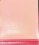 3 FEUILLES SIMILI CUIR TONS ROSES 16X20CM