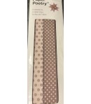 KIT BANDELETTES PAPIER POUR 14 ETOILES BRUN