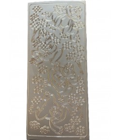 STICKERS GRENOUILLES ARGENT