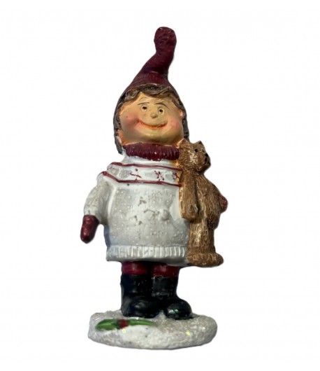 PETIT GARCON EN RESINE 3.5X7.8CM