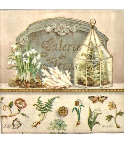 SERVIETTE GALERIE DES FLEURS