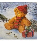 SERVIETTE COCKTAIL PAUL LE NOUNOURS