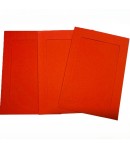 6 CARTES PASSE PARTOUT RECTANGULAIRE ROUGE 10.8X15.5CM