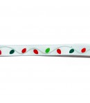 RUBAN BLANC GUIRLANDE 1 CM - 1 METRE