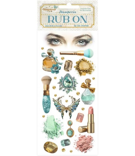 RUB ON MASQUERADE DFLRB141 STAMPERIA