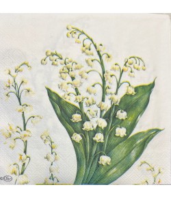 SERVIETTE MUGUET