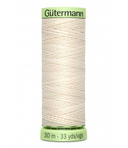 BOBINE DE FIL RESISTANT EN POLYSTER ECRU 30M