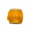 RUBAN EN TULLE JAUNE SOLEIL 0.6CMX2M